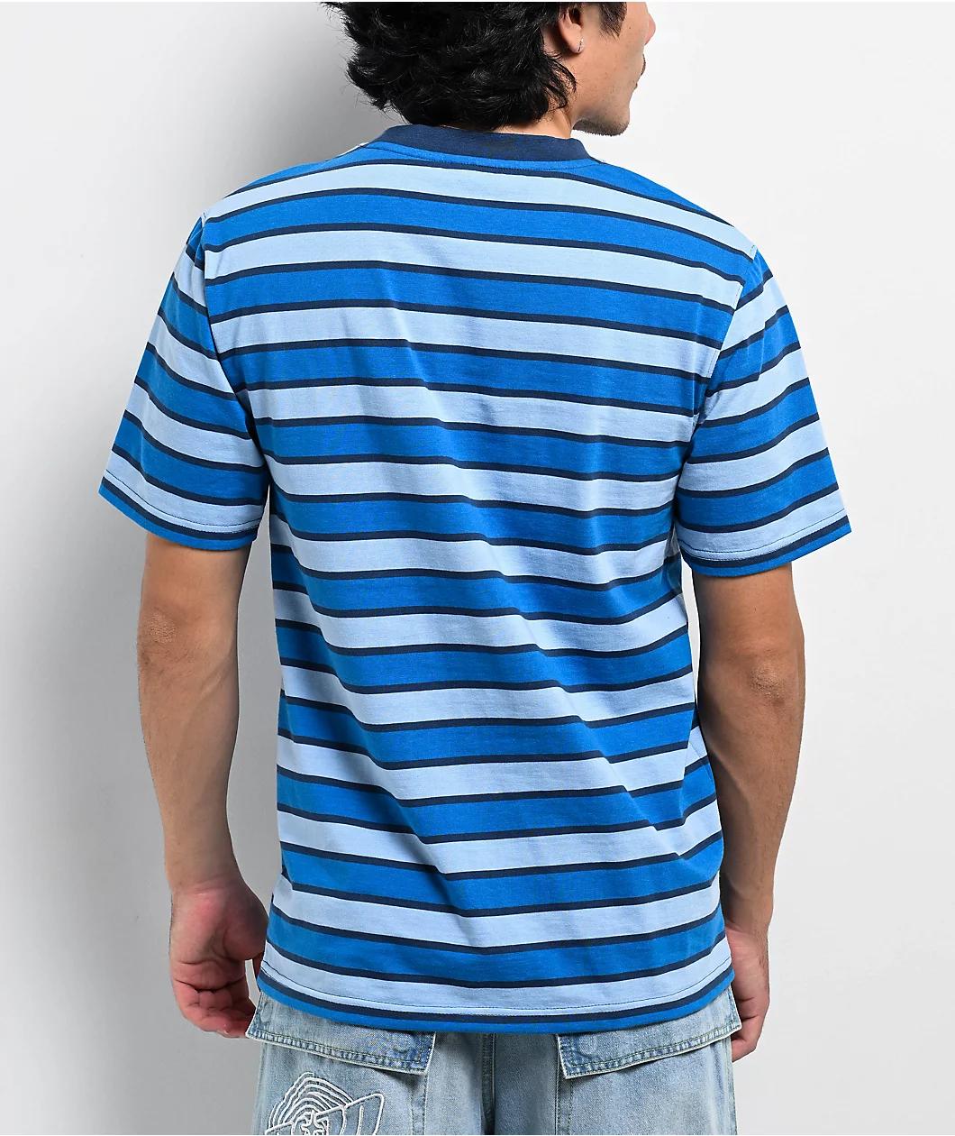 A.LAB Party Stripe Blue T-Shirt Product Image