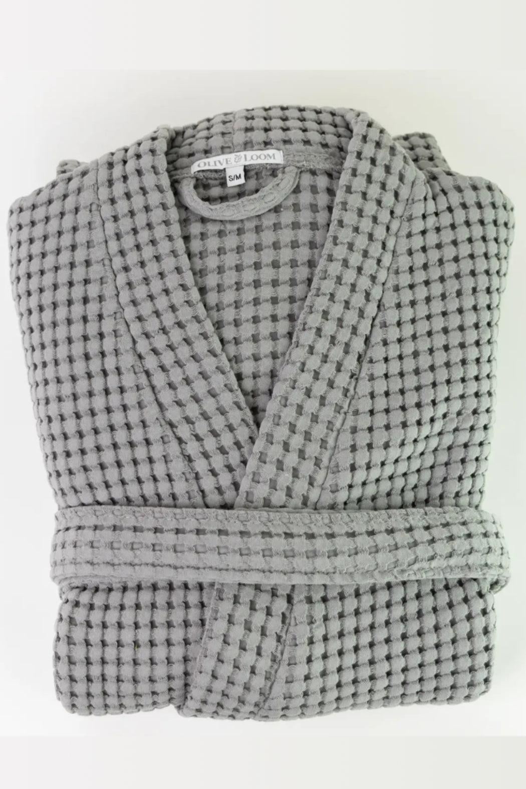 Turkish Cotton Waffle Robe Product Image