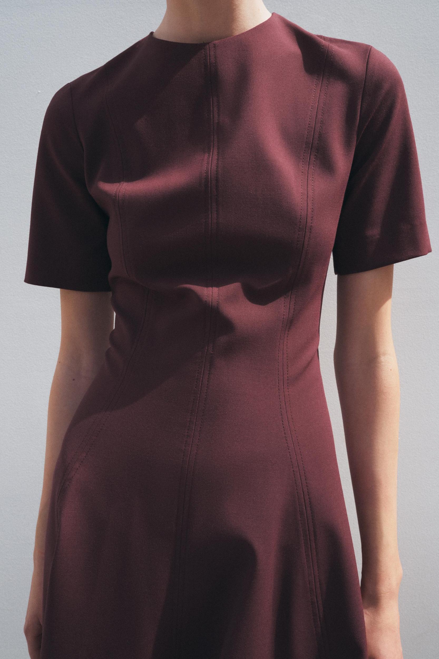 GODETS MIDI DRESS ZW COLLECTION Product Image