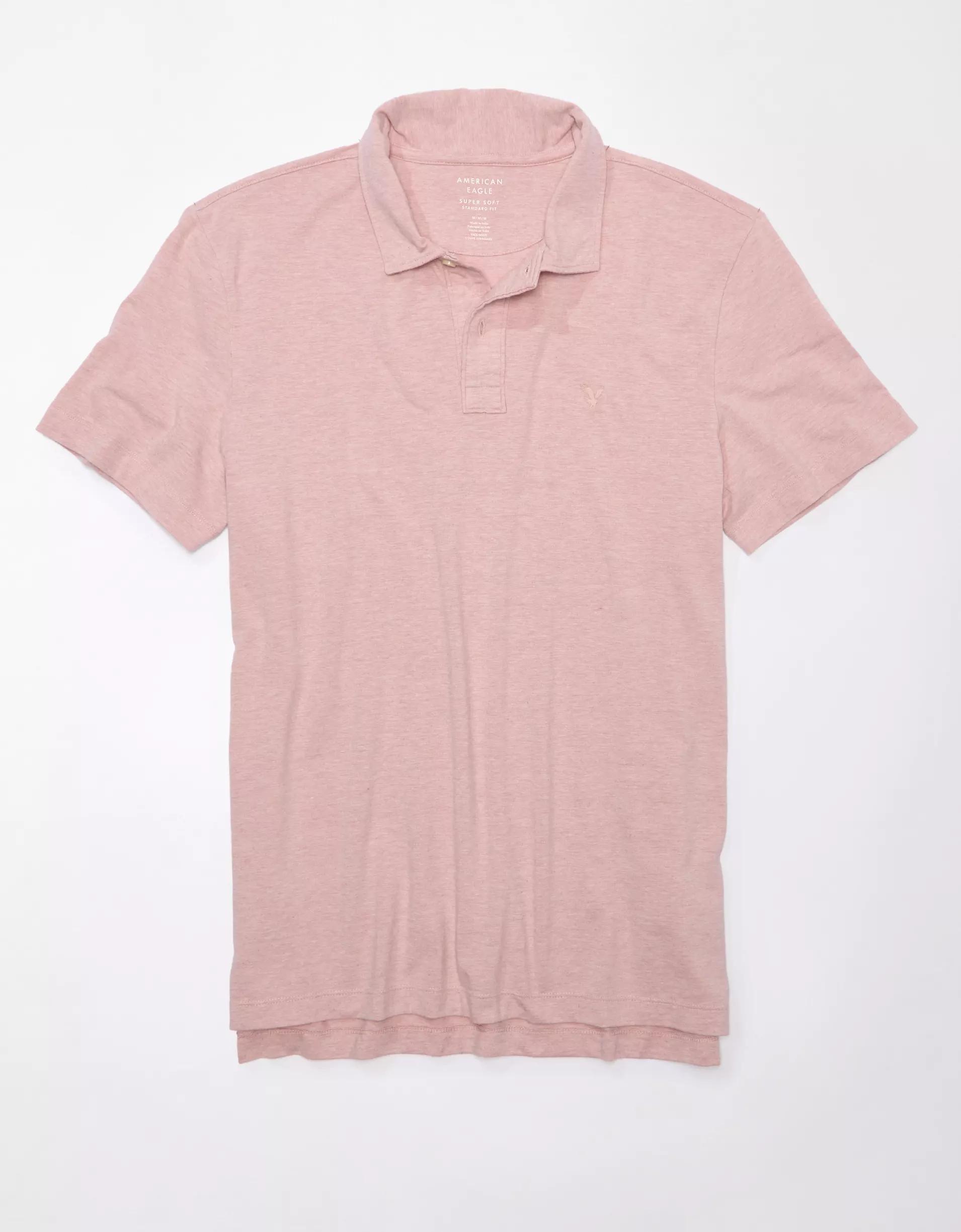 AE Lived-In Jersey Polo Shirt Product Image