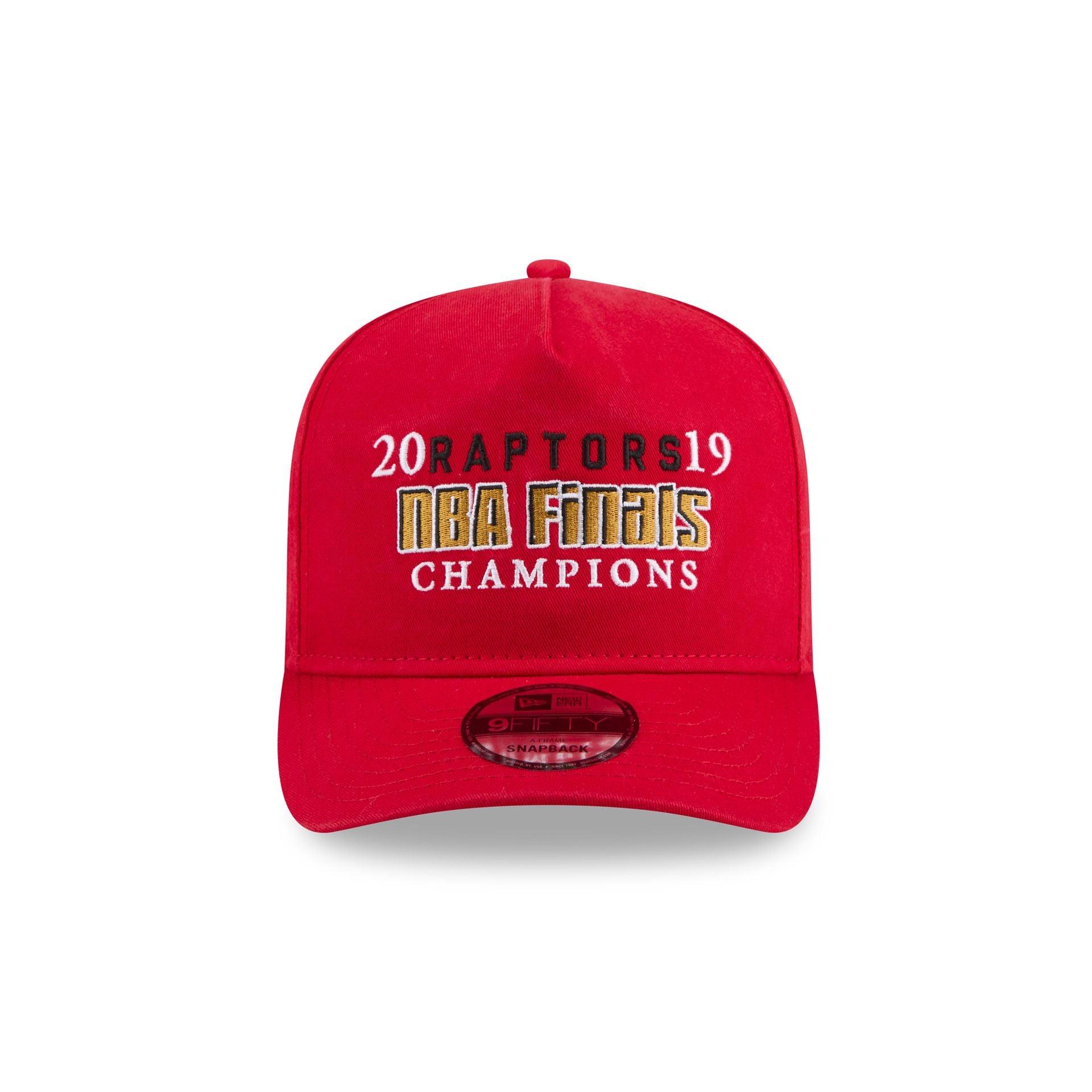 Toronto Raptors Historic Win 9FIFTY A-Frame Snapback Hat Male Product Image