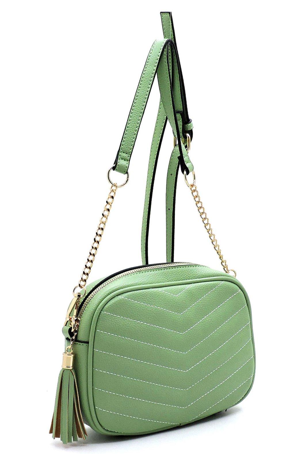 Chevron Quilted Crossbody Product Image