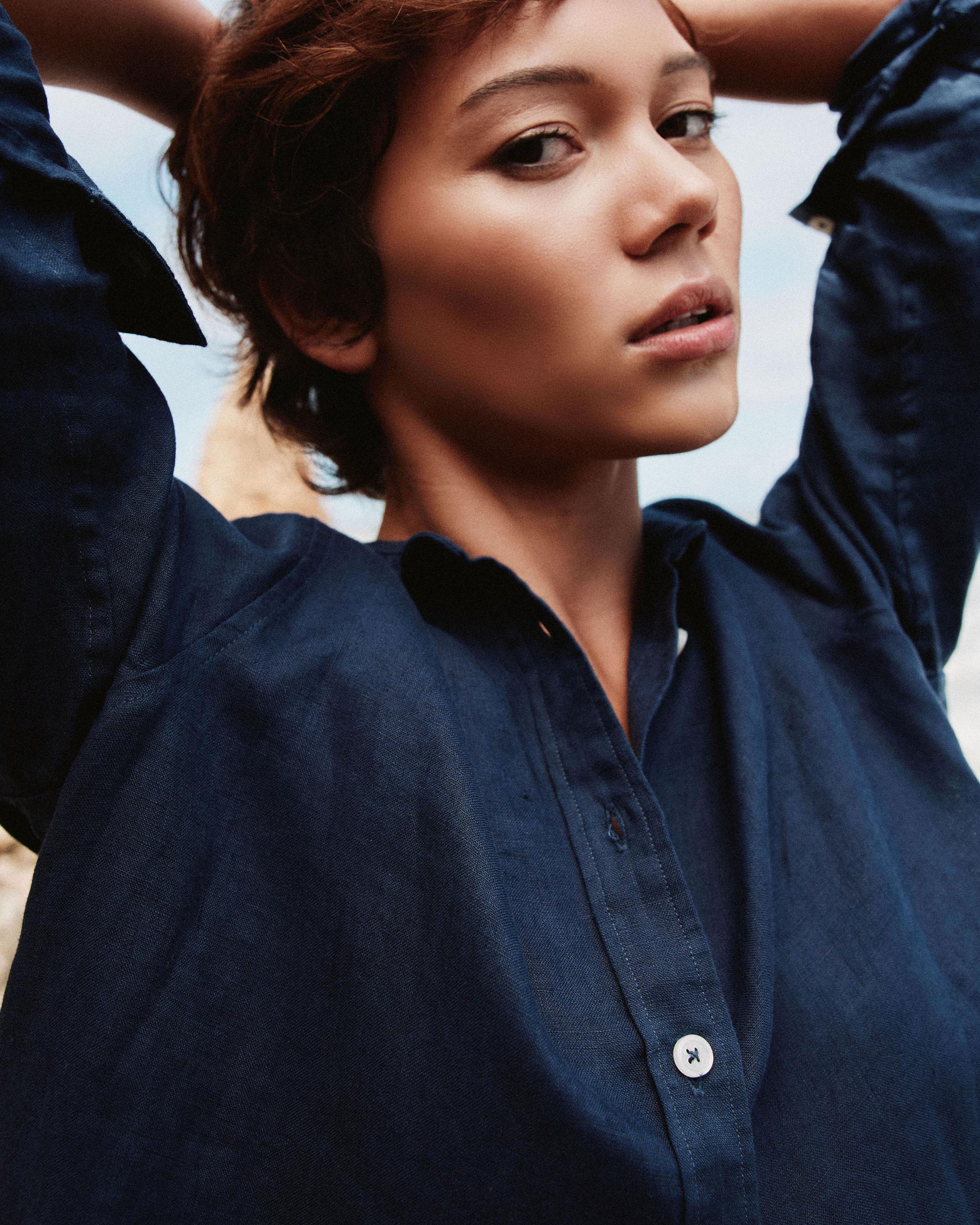 Quince | Women's 100% European Linen Long Sleeve Shirt Product Image