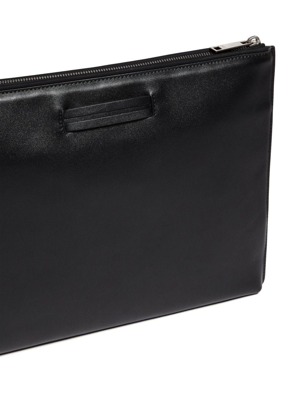 leather clutch bag Product Image