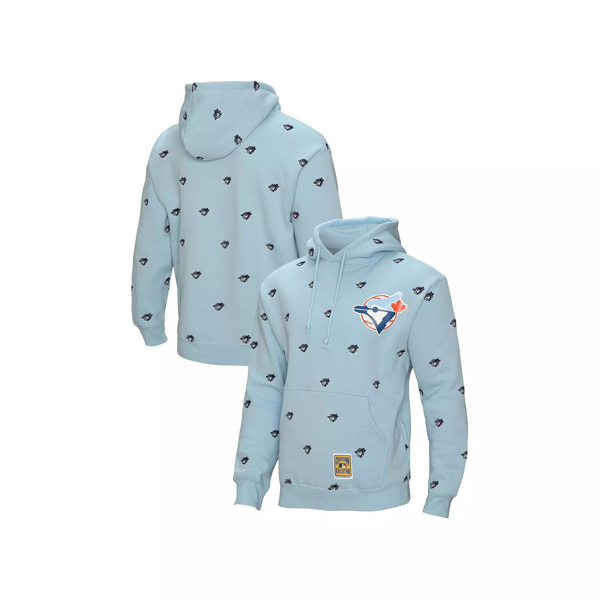 Men's Mitchell & Ness  Light Blue Toronto Blue Jays Repeat Pullover Hoodie, Size: 2XL, Jay Light Product Image
