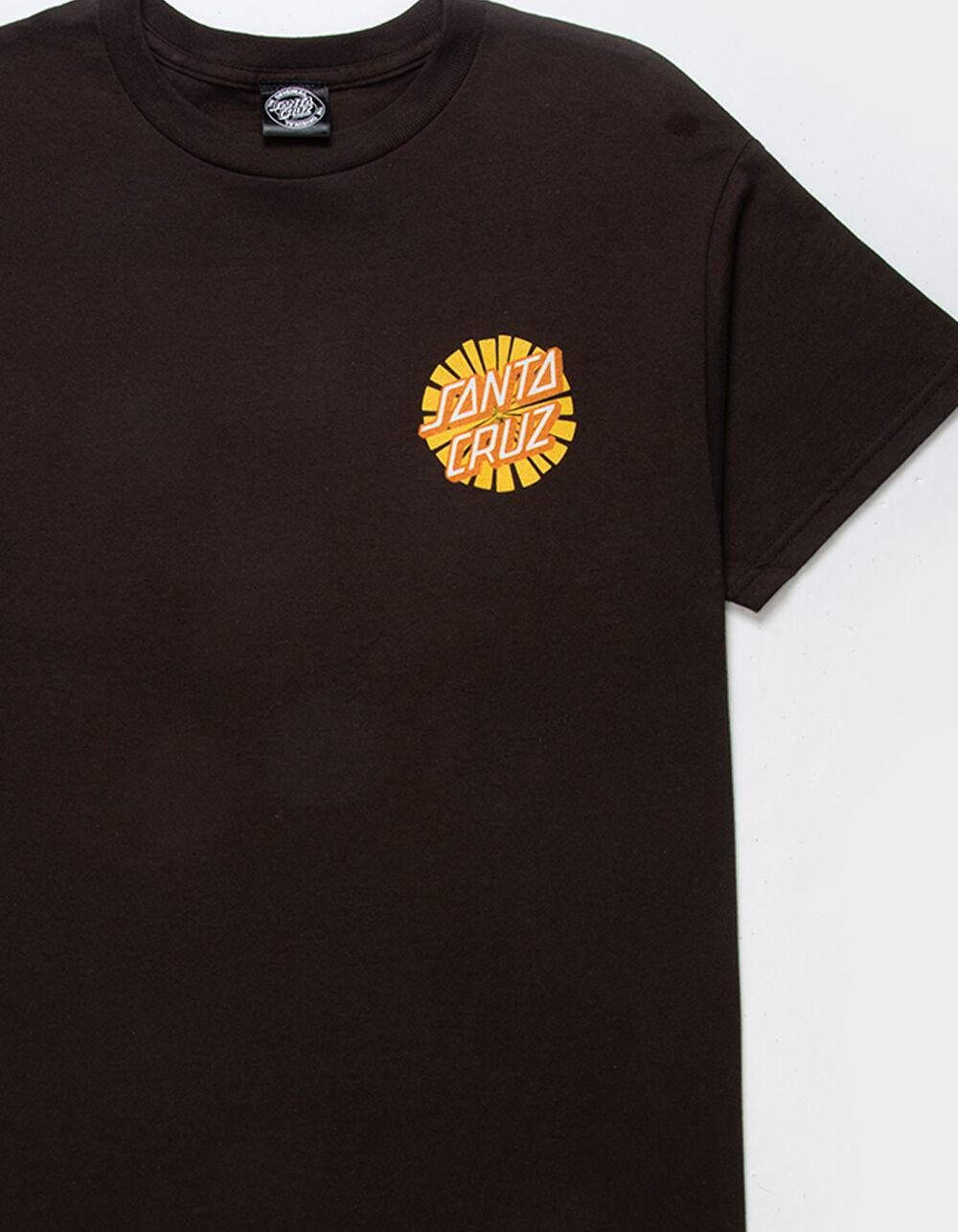 SANTA CRUZ Sunray Dot Mens Tee - BROWN Product Image