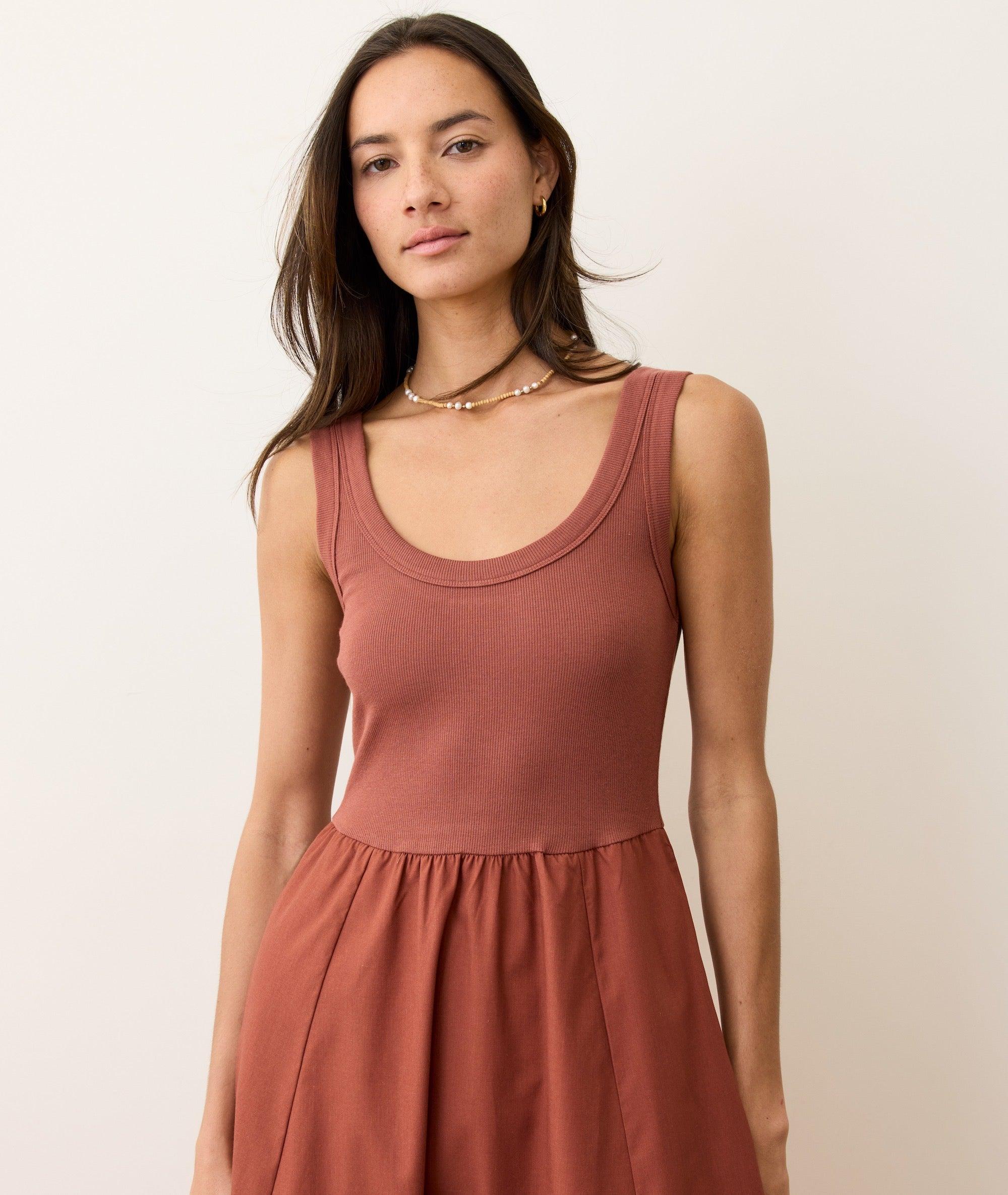 Lexi Rib Poplin Midi Dress Product Image