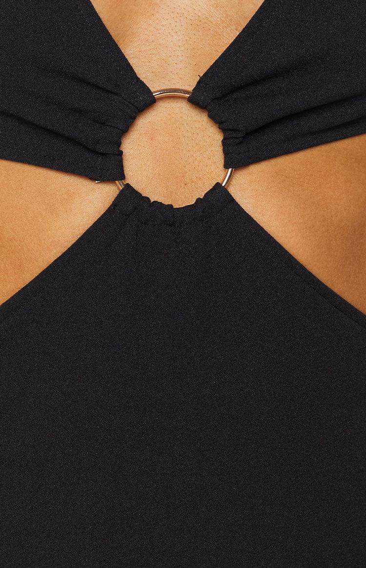 Valley Midi Dress Black Product Image