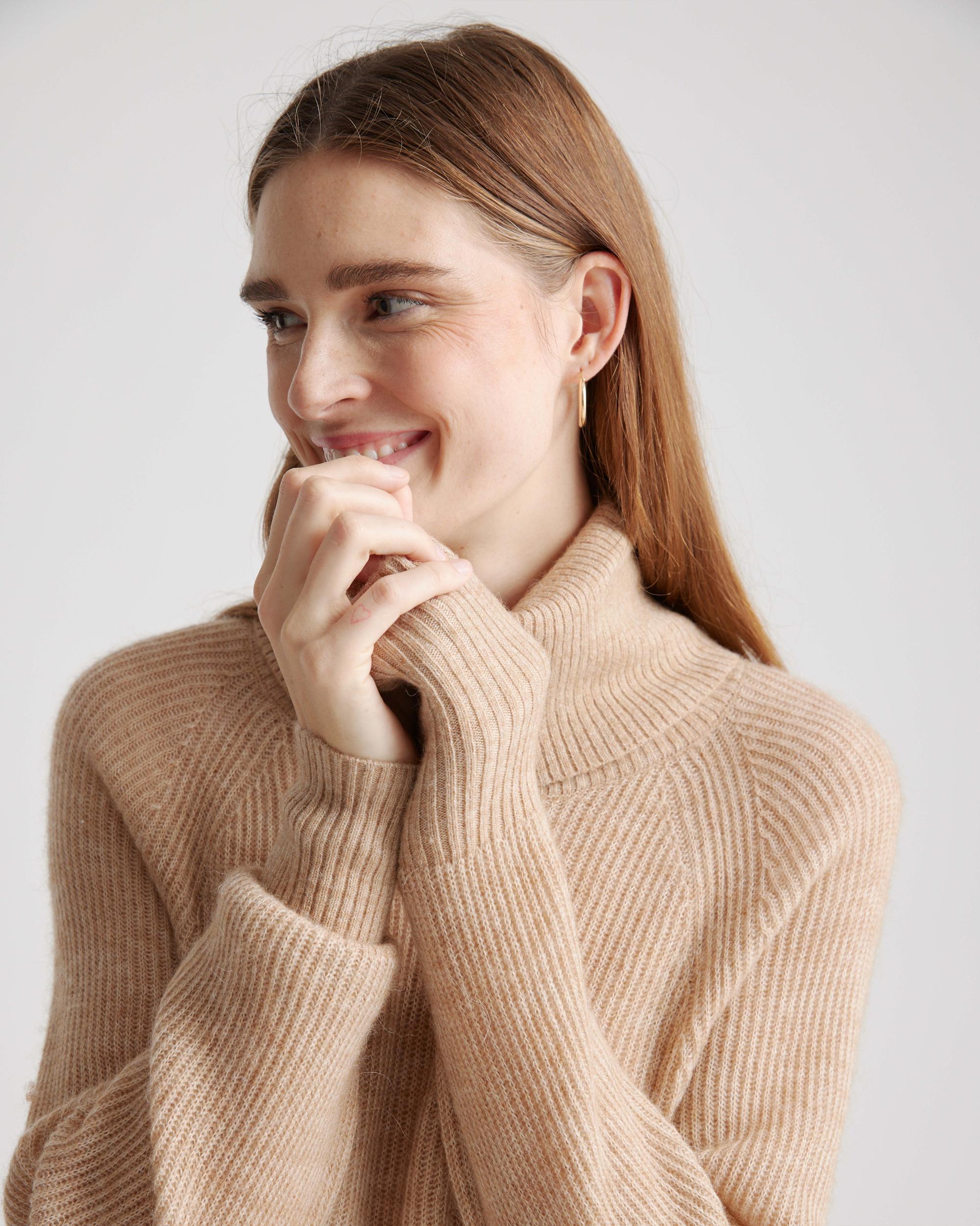 Quince | Women's Baby Alpaca-Wool Turtleneck Sweater Product Image