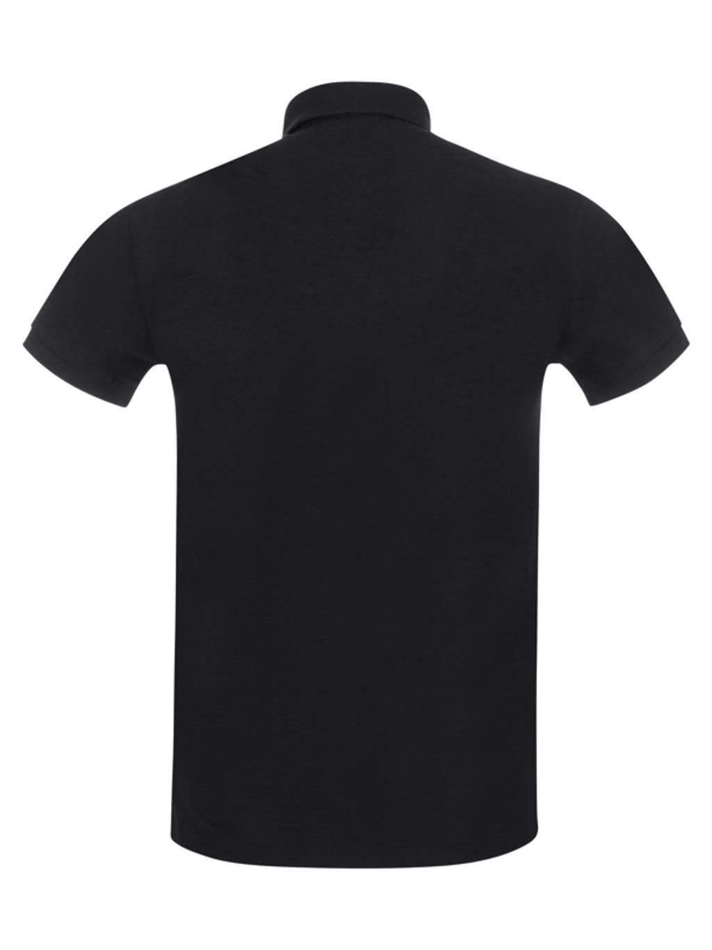 POLO RALPH LAUREN Embroidered-logo Polo Shirt In Black Product Image