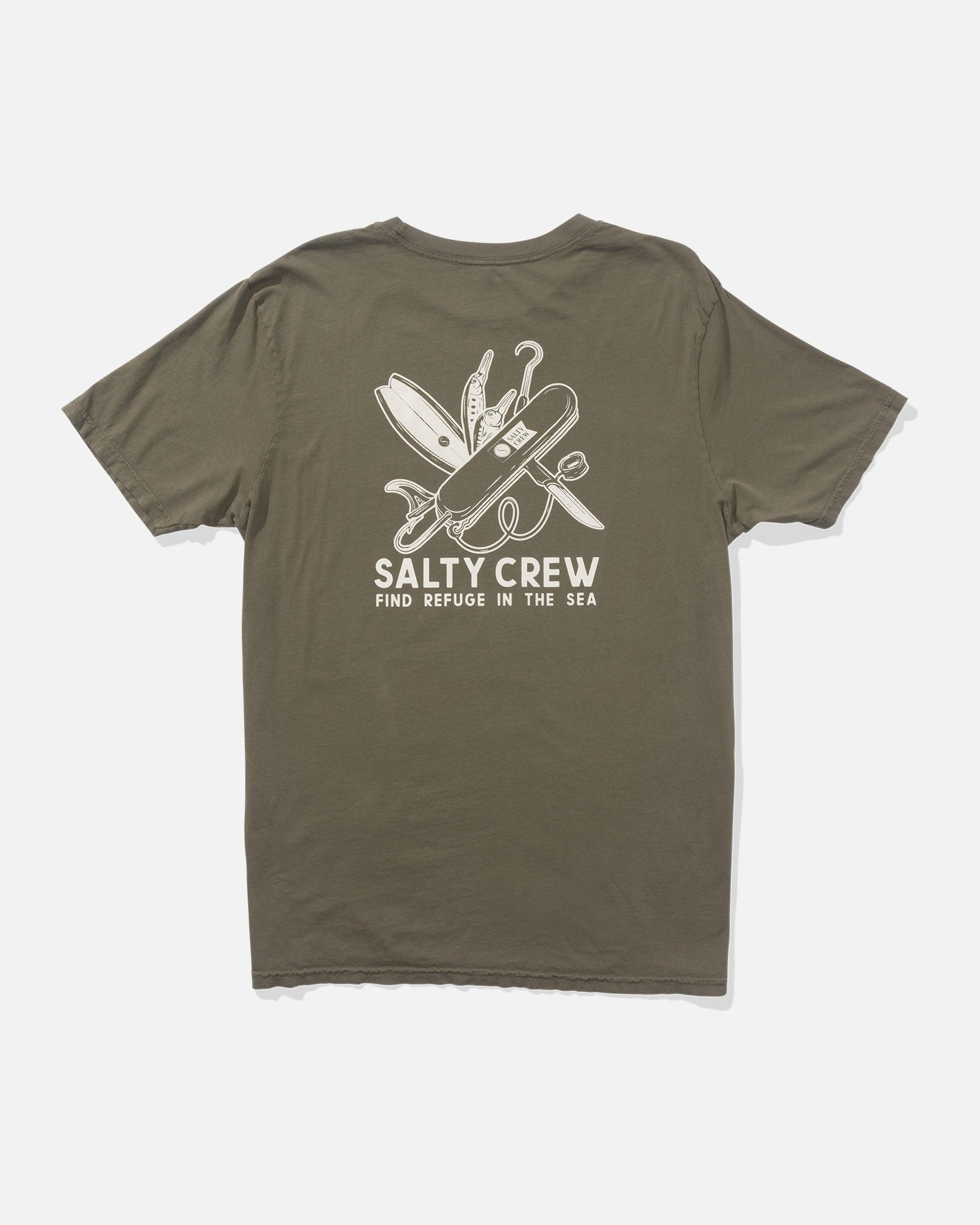 Pocket Knife Vintage Tee - Dusty Olive Male Product Image