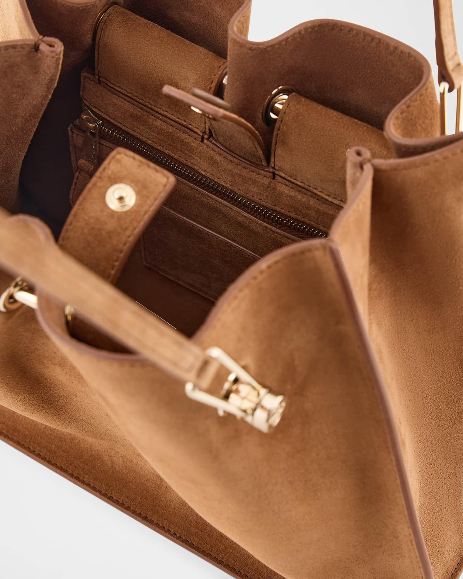 Avenue Small Soft Suede Tote Bag Product Image