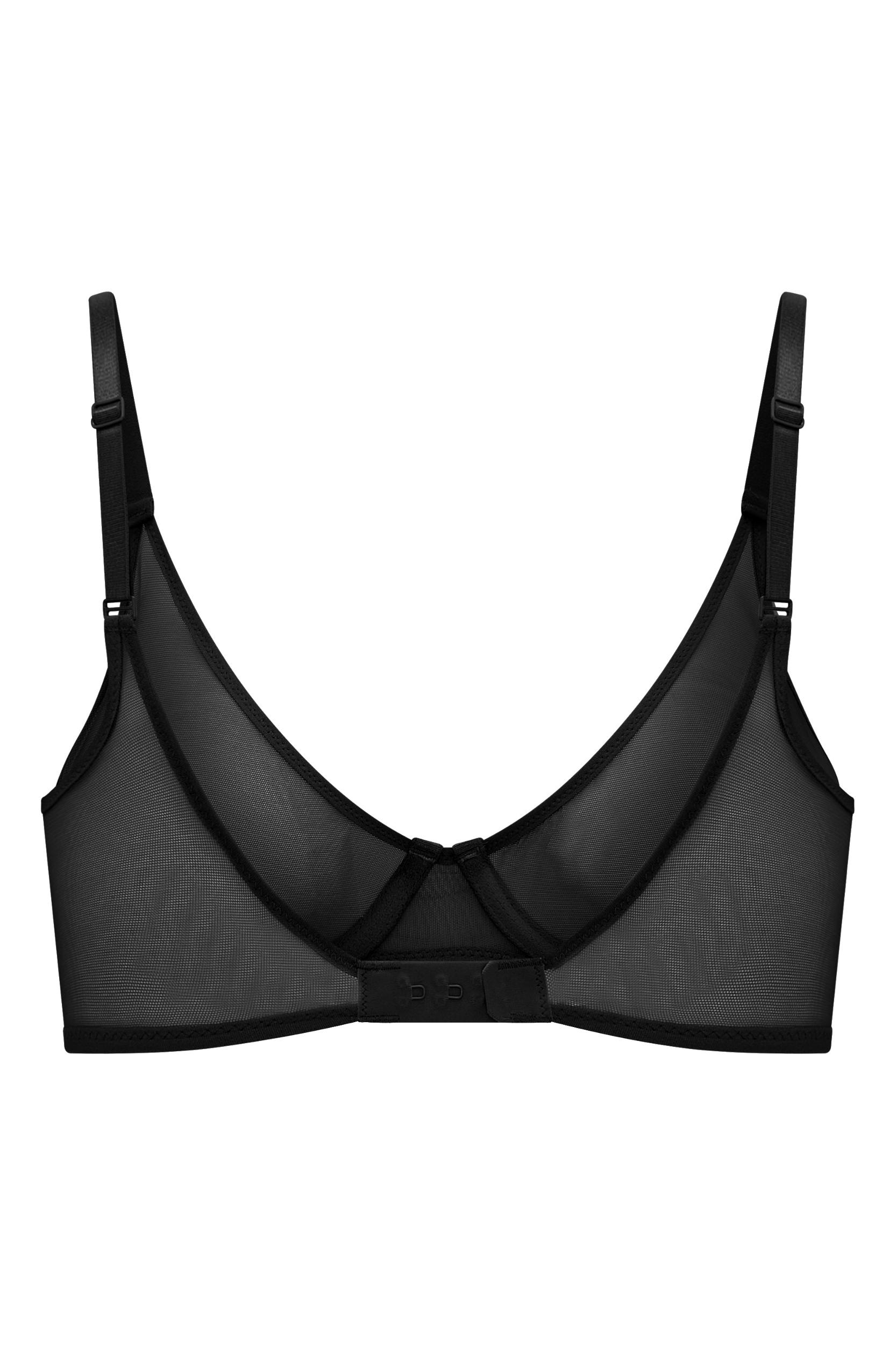 Soft Mesh Thong in Black Product Image
