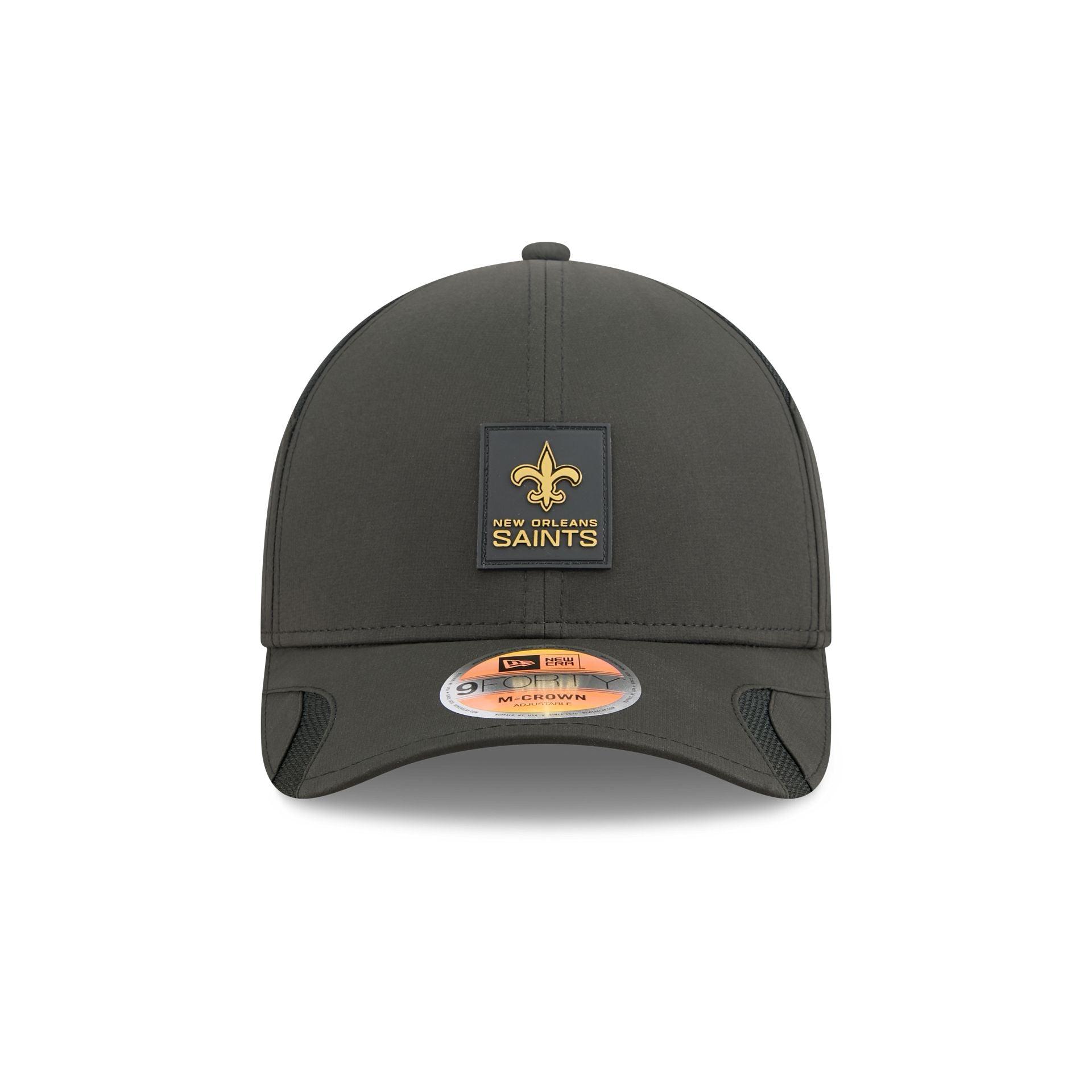 New Orleans Saints 2025 Sideline Hot Weather 9FORTY M-Crown Snapback Hat Male Product Image