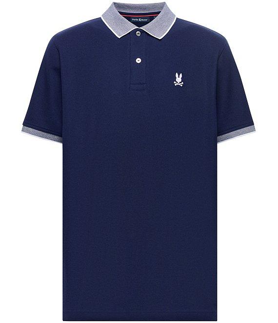 Psycho Bunny Jonas Pique Short Sleeve Polo Shirt Product Image