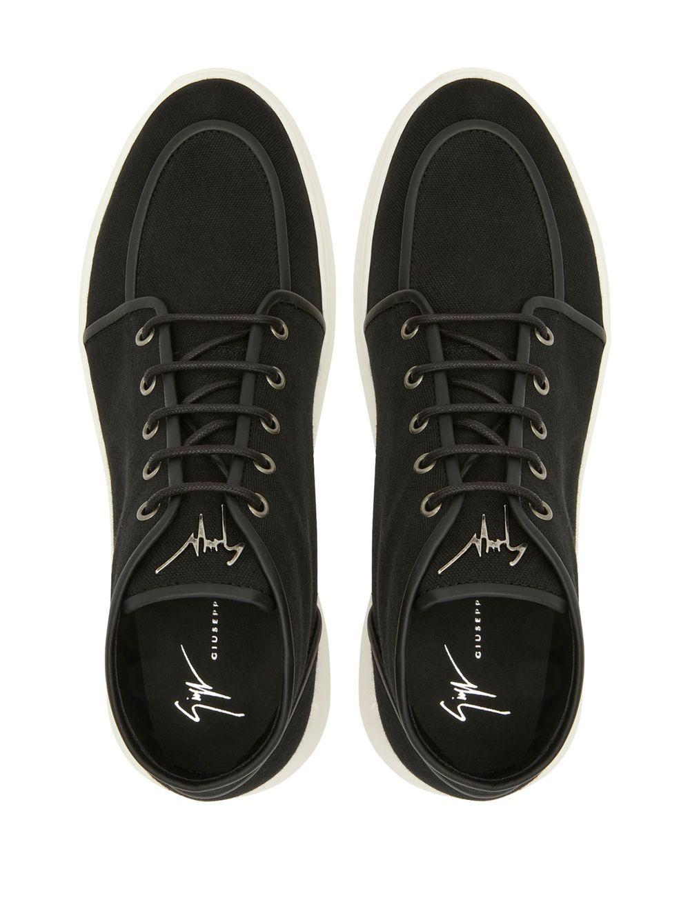lace-up high-top sneakers Product Image