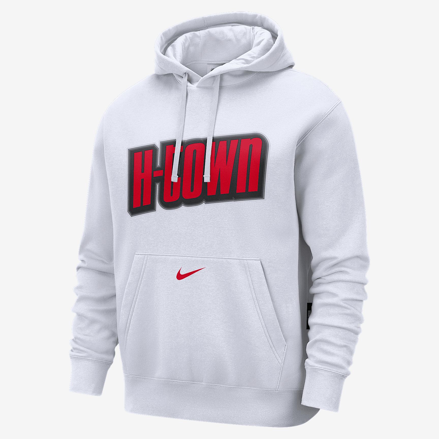 Houston Rockets Club City Edition Men's Nike NBA Fleece Pullover Hoodie Product Image