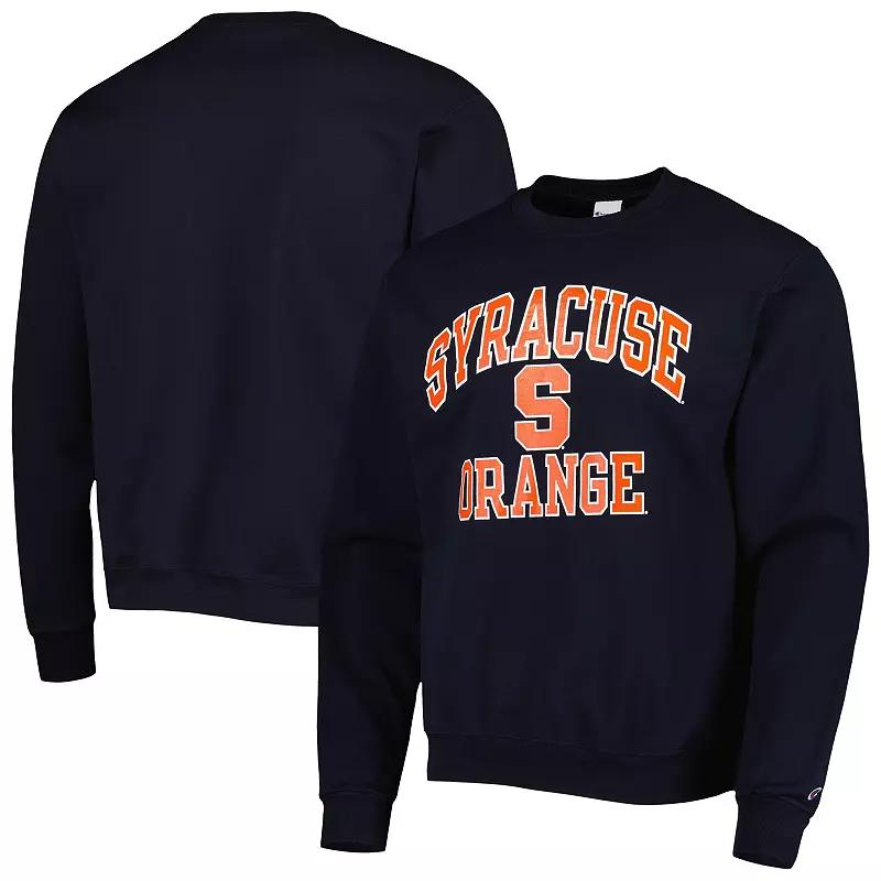 Men's Champion Navy Syracuse Orange High Motor Pullover Sweatshirt, Size: Small, Blue Product Image