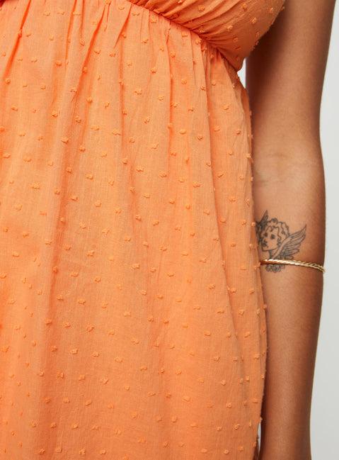 Koko Mini Dress Orange Product Image