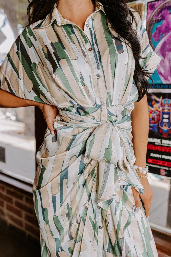 New York Loft Satin Midi Product Image