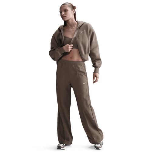 Nike Womens Nike Trend Woven Mid Rise Pants - Womens Mink Brown Product Image