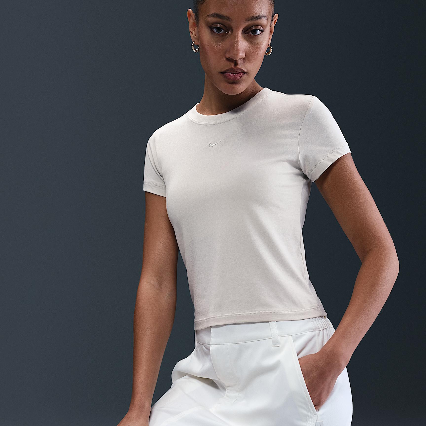 Womens Nike Sportswear Chill Knit T-Shirt | FV5508-410 Product Image