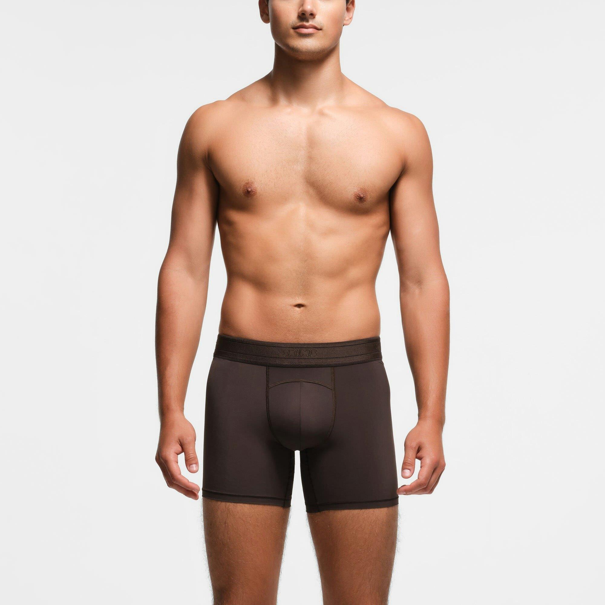 SKIMS FLEX MENS 7" BOXER BRIEF 3-PACK | OBSIDIAN Product Image