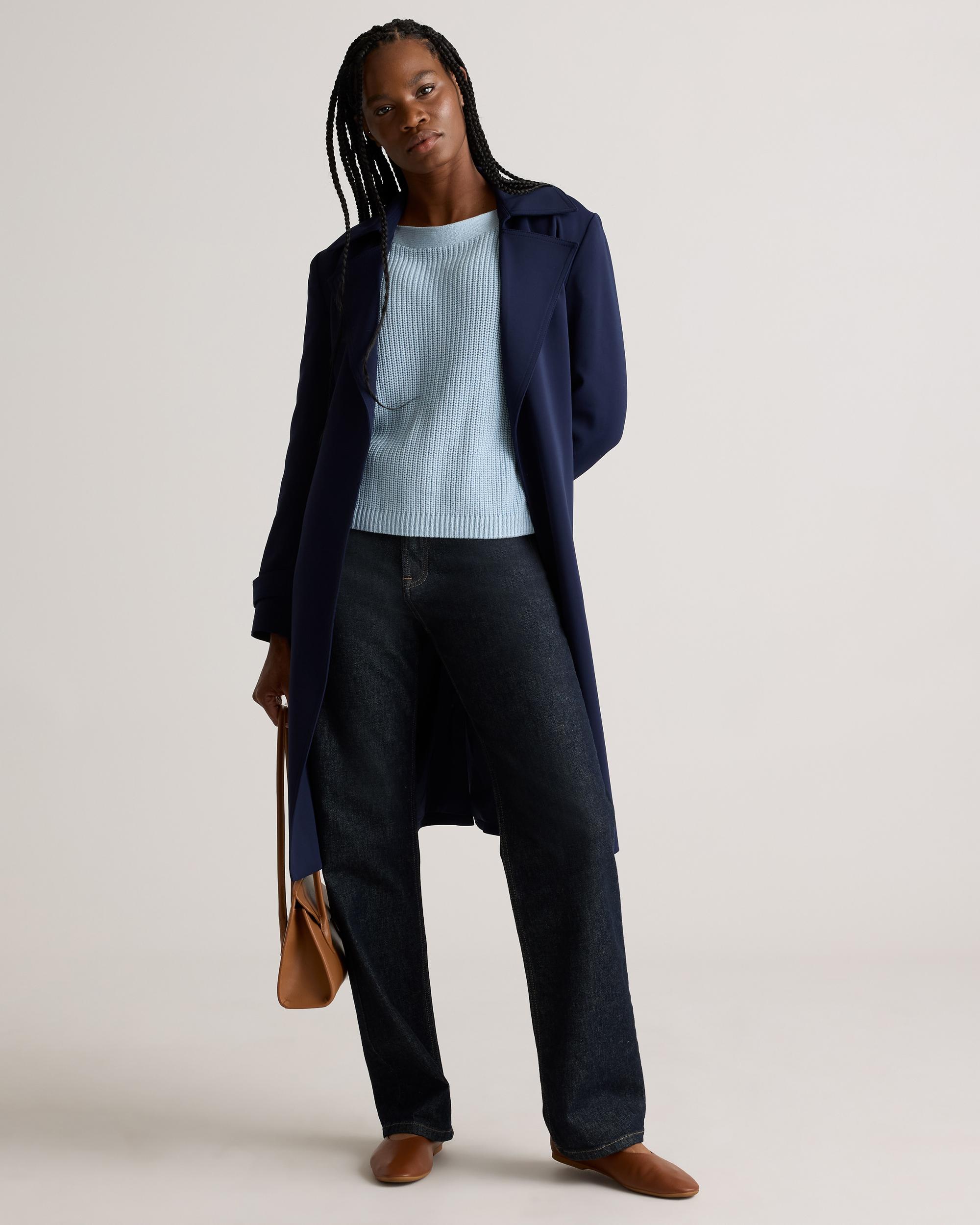 Quince | Women's Fisherman Boatneck Sweater Size XS, Organic Cotton Product Image