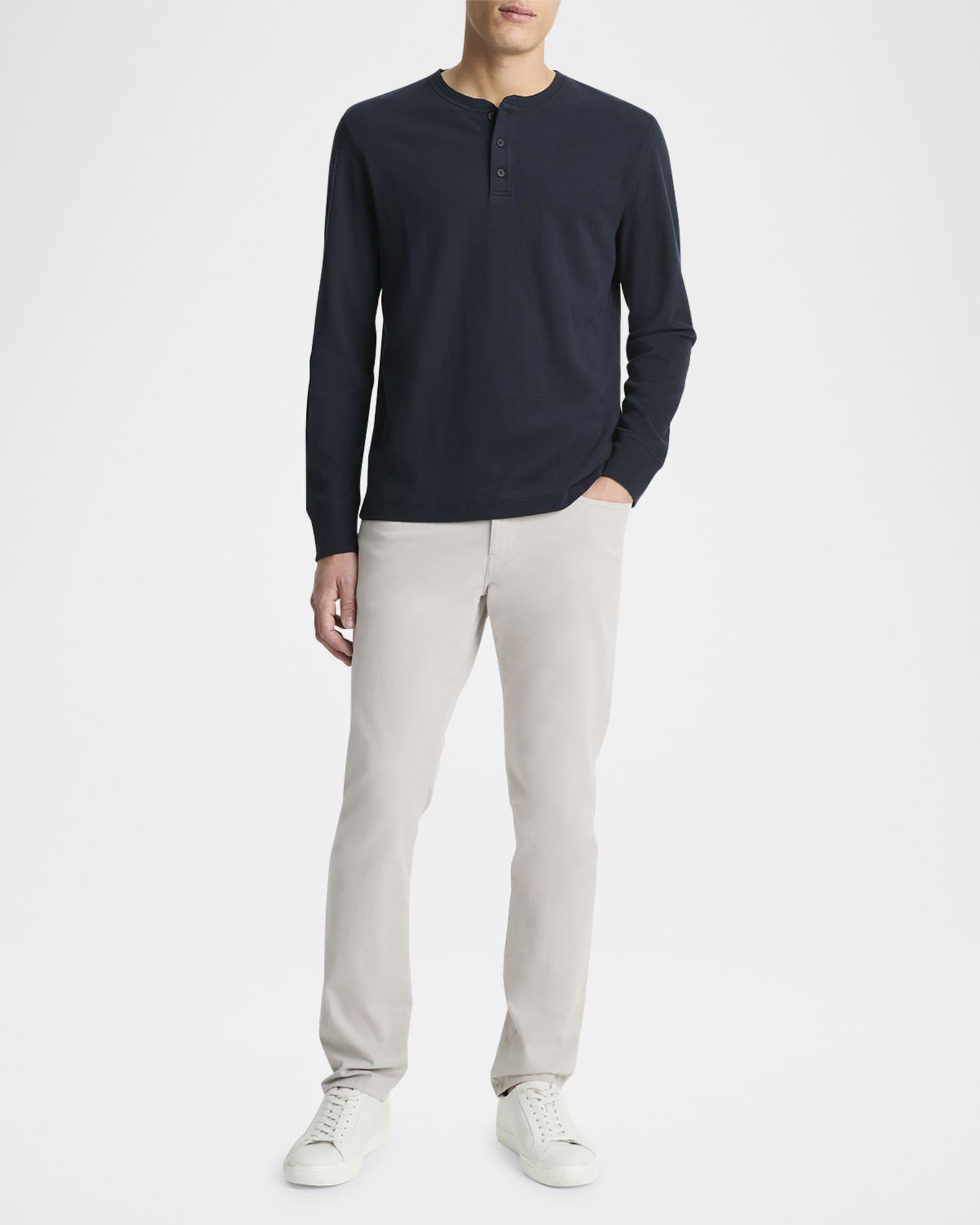 Men's Pima Cotton Waffle Henley Shirt Product Image