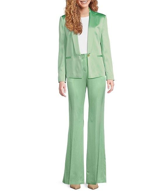 BOSS by Hugo Boss Talia Flat Front Straight Leg Trousers Product Image