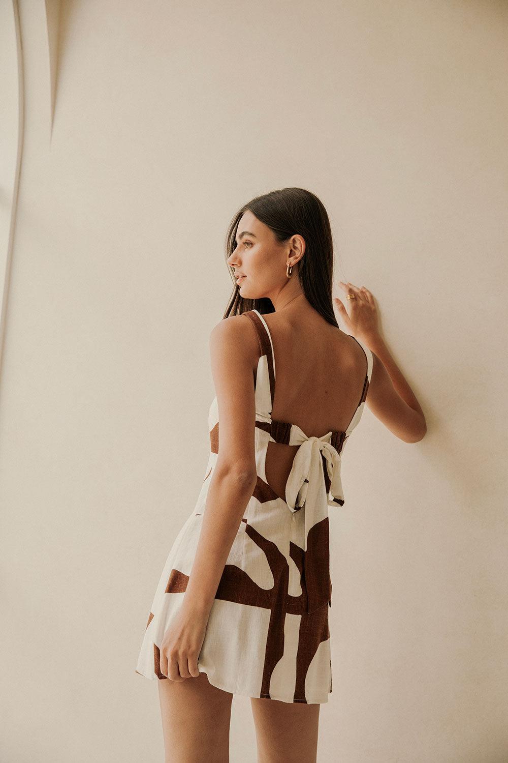 Ellis Dress - Sunroom Chocolate Product Image