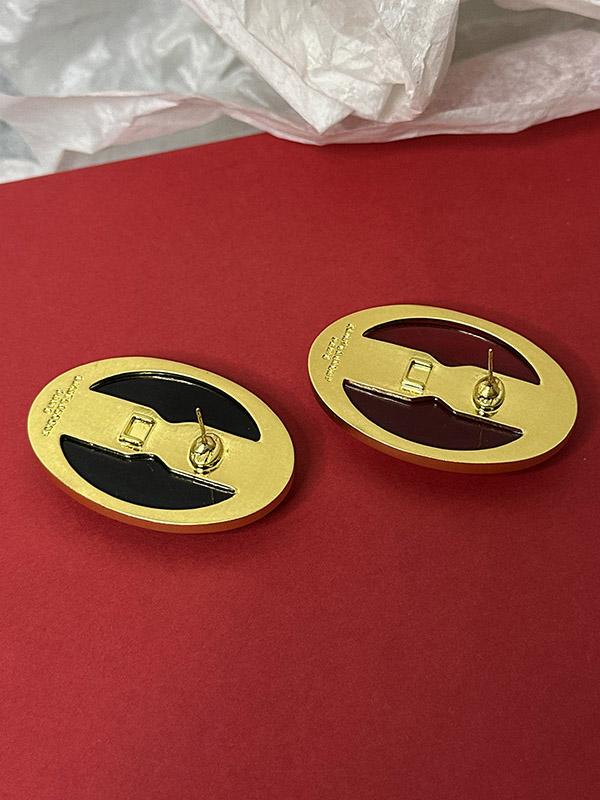 Geometric Split-Joint Earrings Accessories Product Image