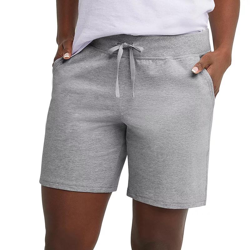 Women's Hanes® Jersey Drawstring Shorts,  Product Image