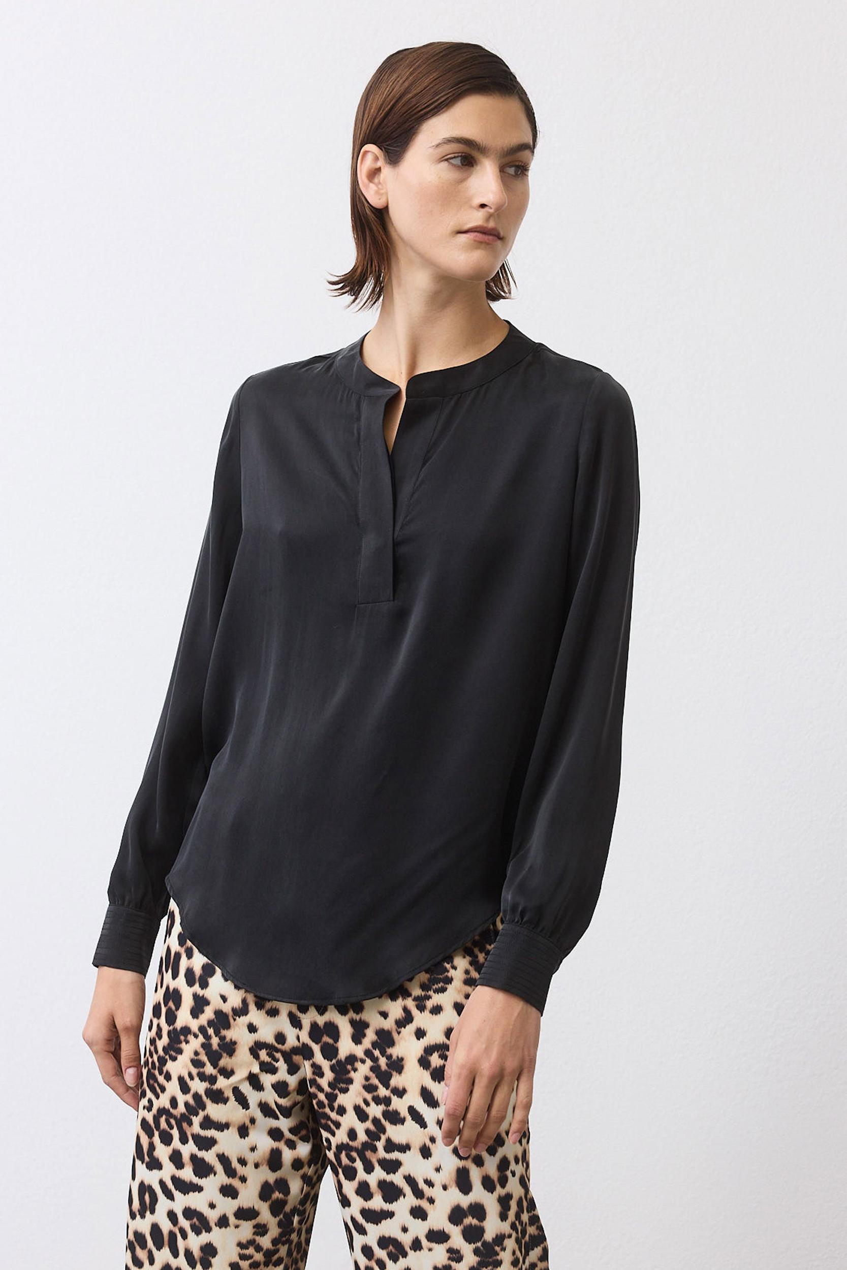 Not Too Loose Silk Blouse Product Image