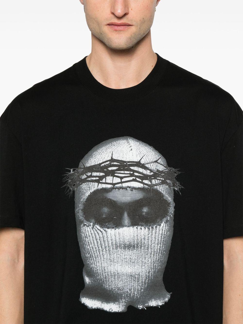 mask-print T-shirt Product Image