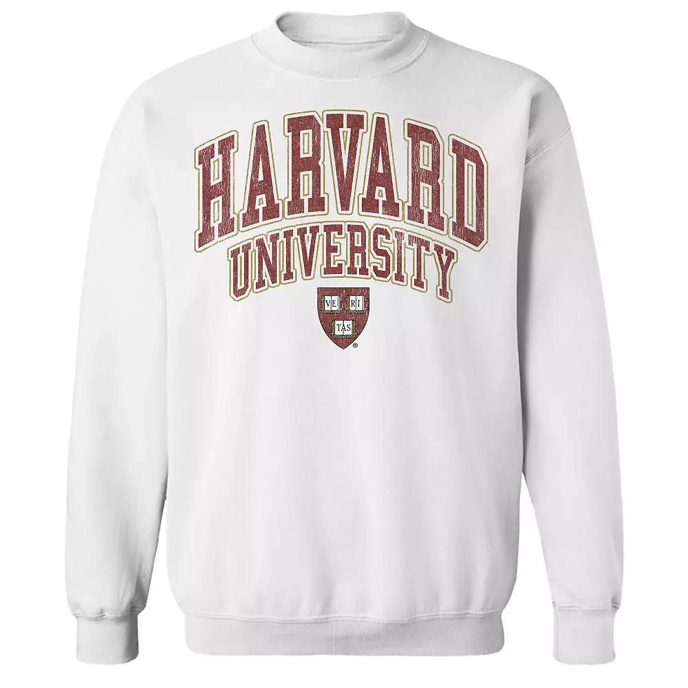 Men's Harvard Logo Sweatshirt, Size: Small, White Product Image