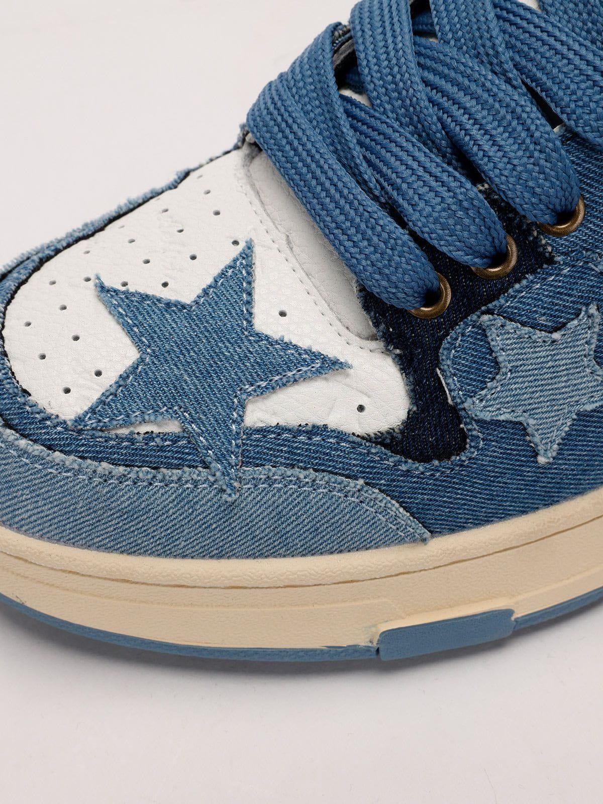 Starry Climb Stars Casual All-Match Denim Skate Shoes Product Image