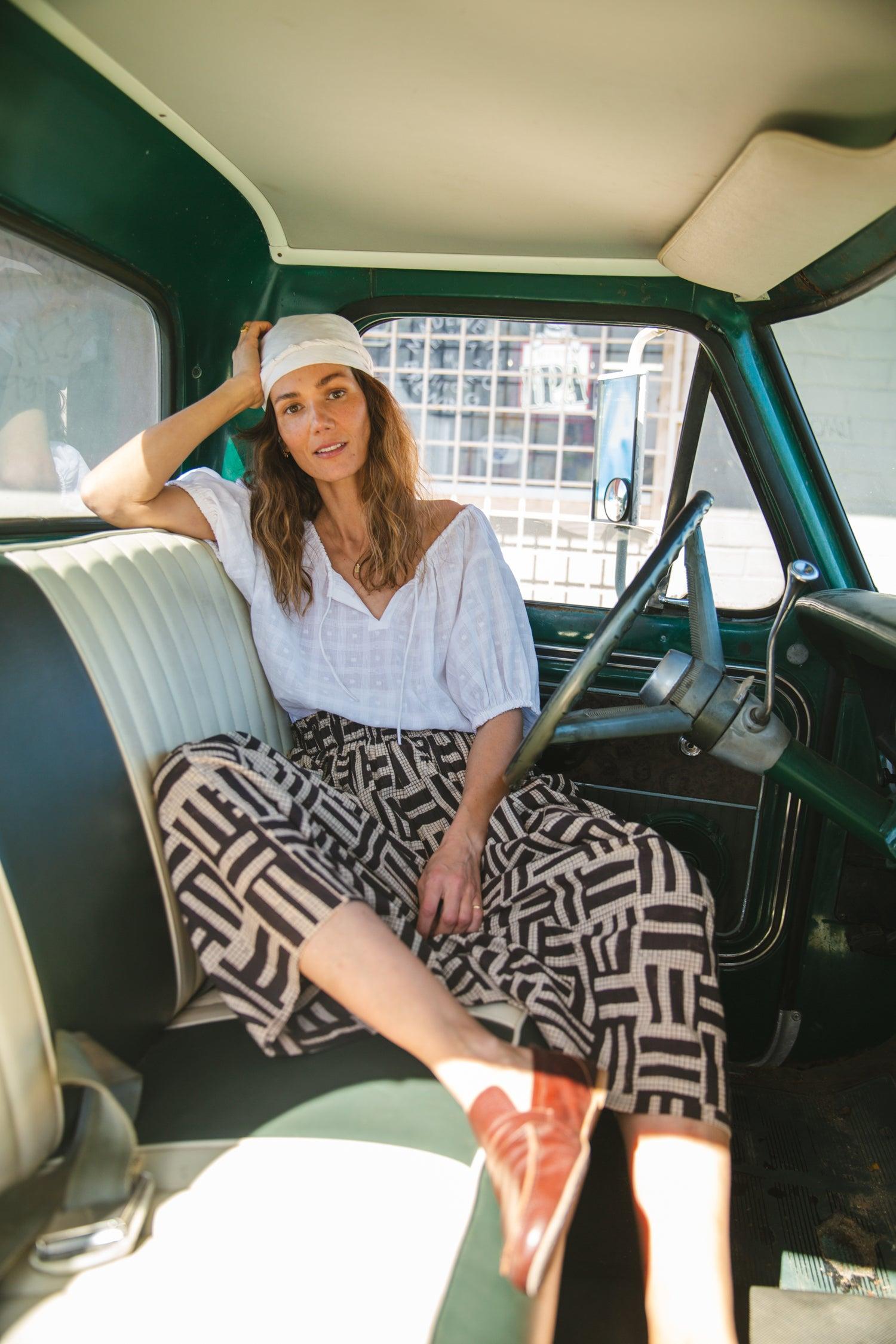 Brooklyn Striped Skirt Product Image