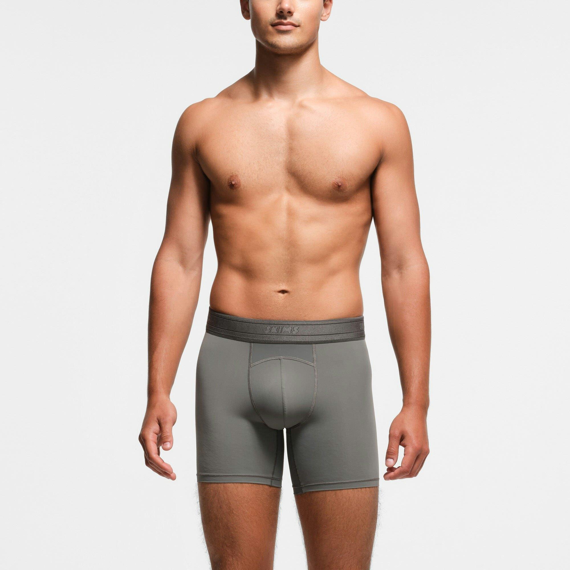 SKIMS FLEX MENS 7" BOXER BRIEF 3-PACK | OBSIDIAN Product Image