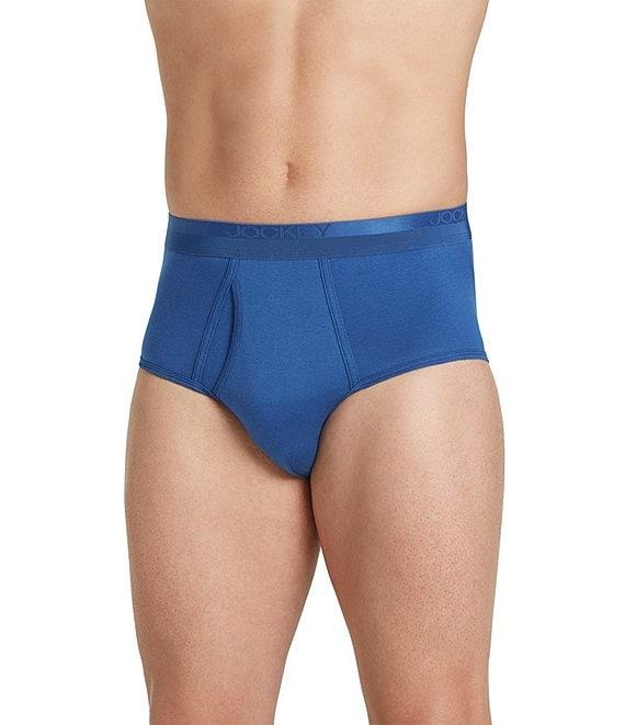 Jockey Signature Pima Cotton Full-Rise Briefs 4-Pack Product Image