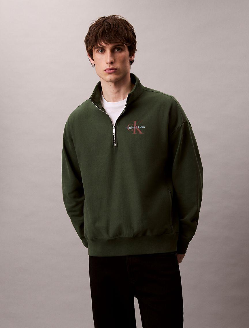 Premium Terry Relaxed Quarter Zip Sweatshirt Product Image