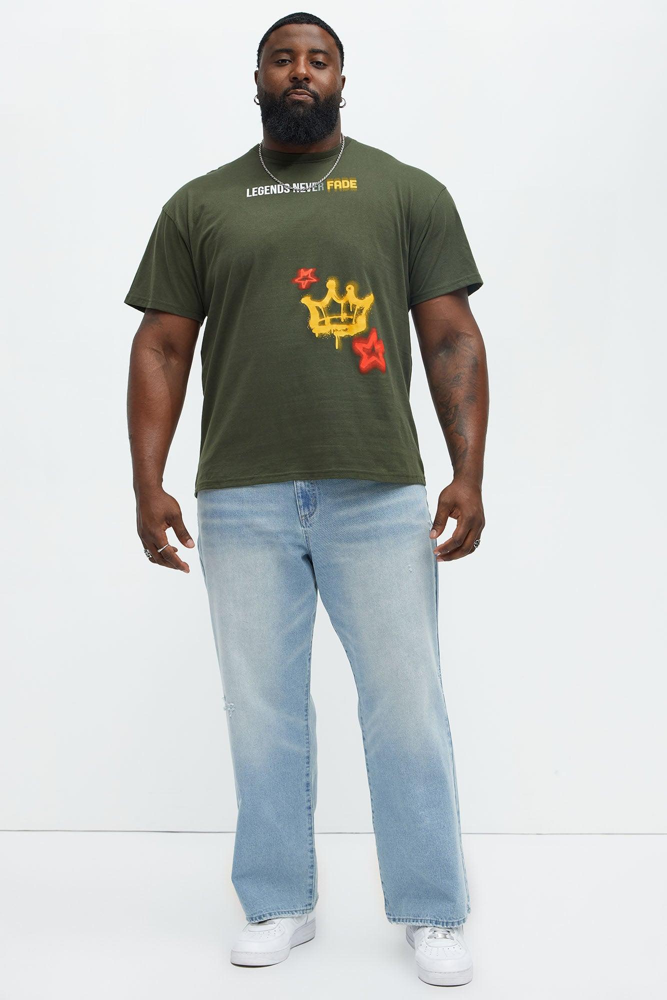 Legends Never Fade Short Sleeve Tee - Dark Olive Product Image