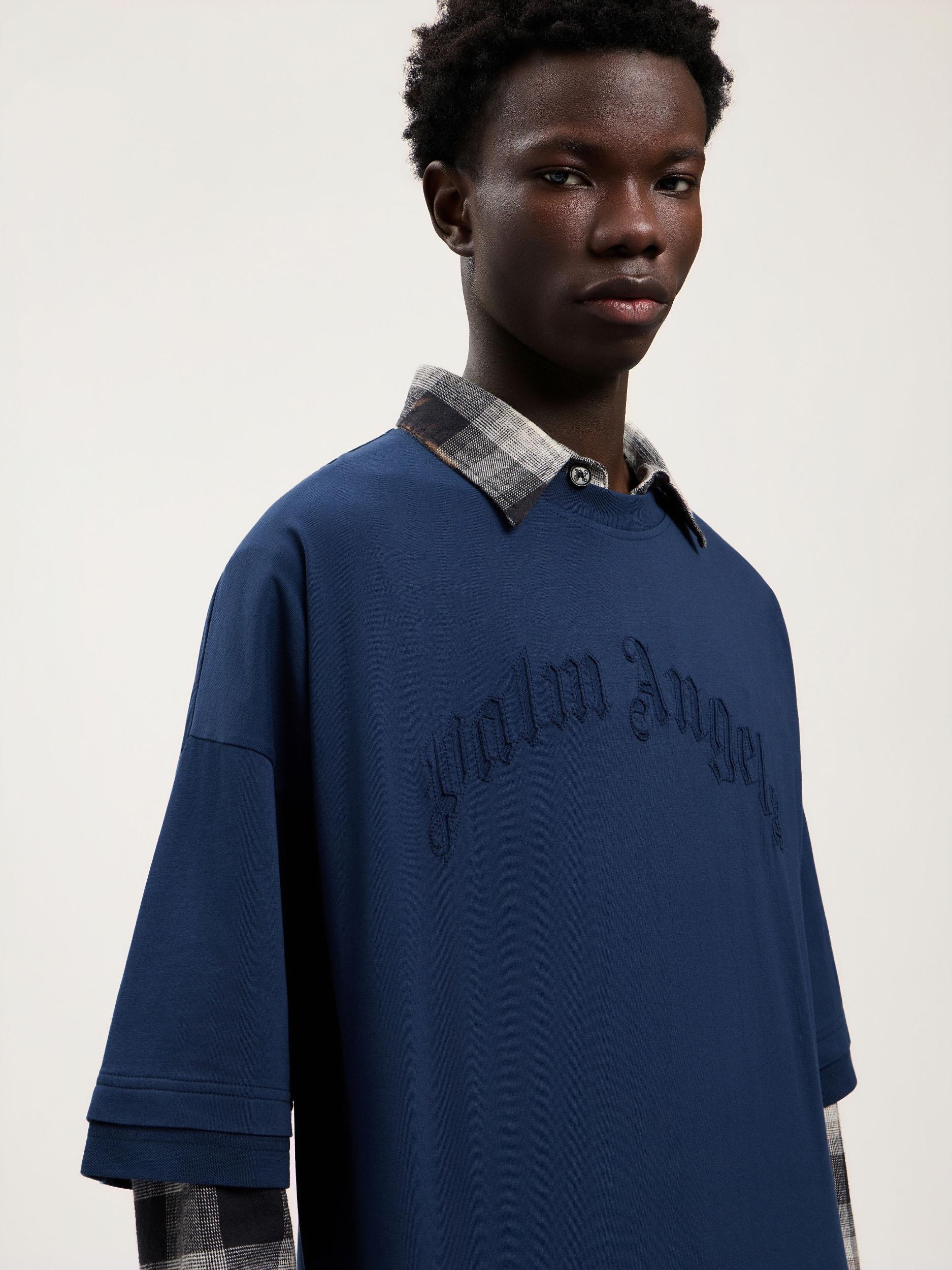 Curved Logo Loose Double T-Shirt Product Image