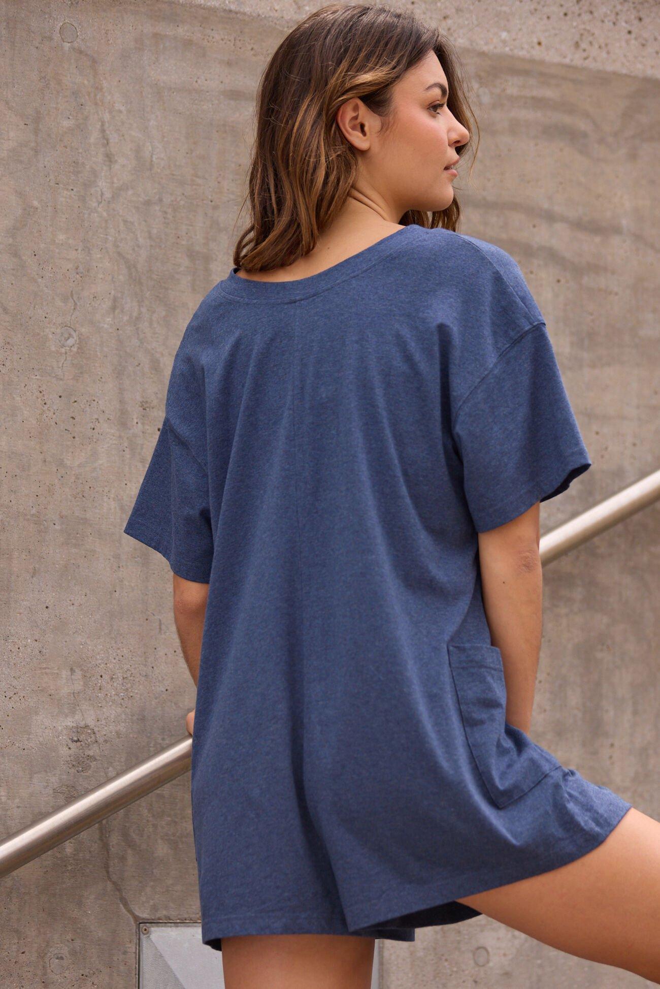 Hang Tough Reversible Tee Romper Product Image