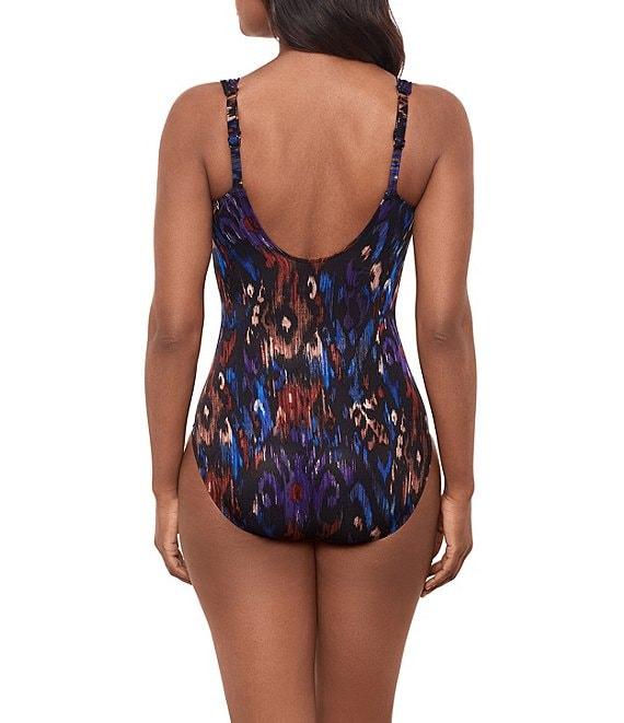 Miraclesuit Tapiz Siren Surplice V-Neck Underwire Bra One Piece Swimsuit Product Image