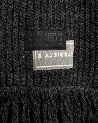 Wool Blend Sweater with Integrated Scarf  Product Image