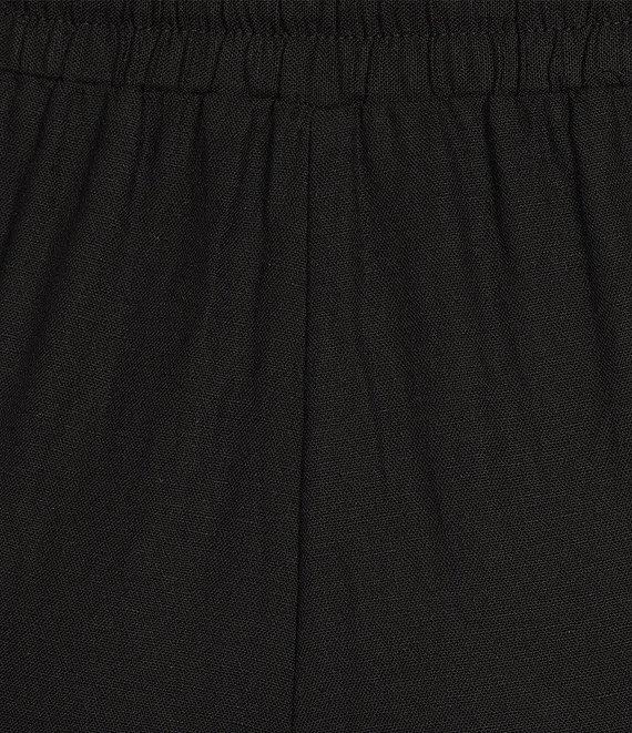 Allison Daley Plus Size Linen Blend Pull-On Capri Pants Product Image