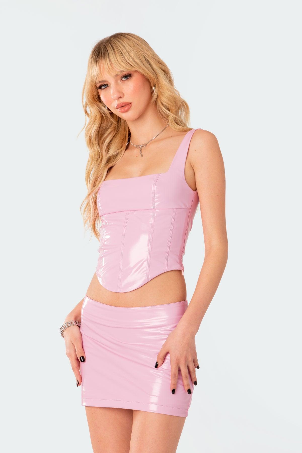 Amiyah Vinyl Corset Product Image