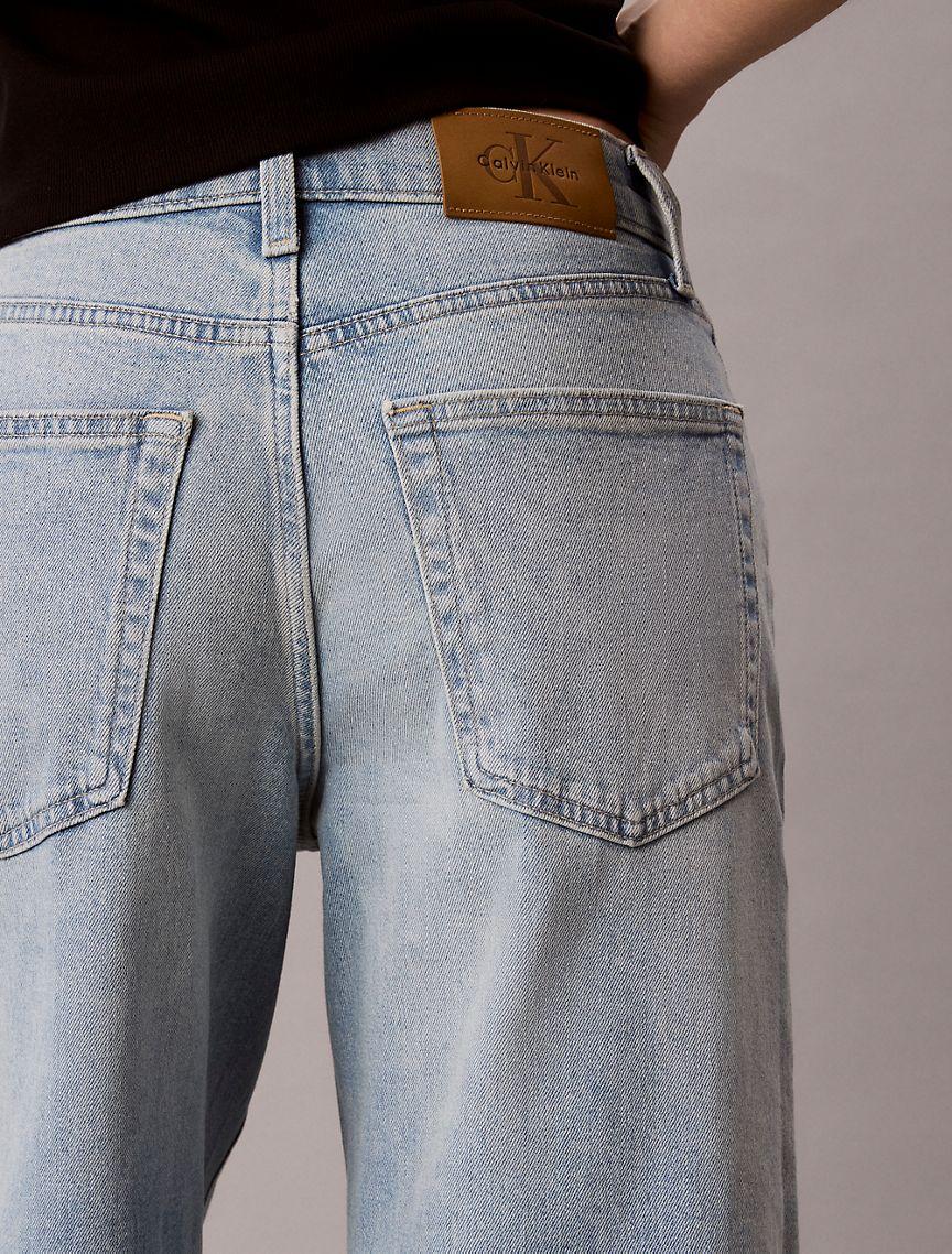 Cropped Wide Leg Jeans Product Image