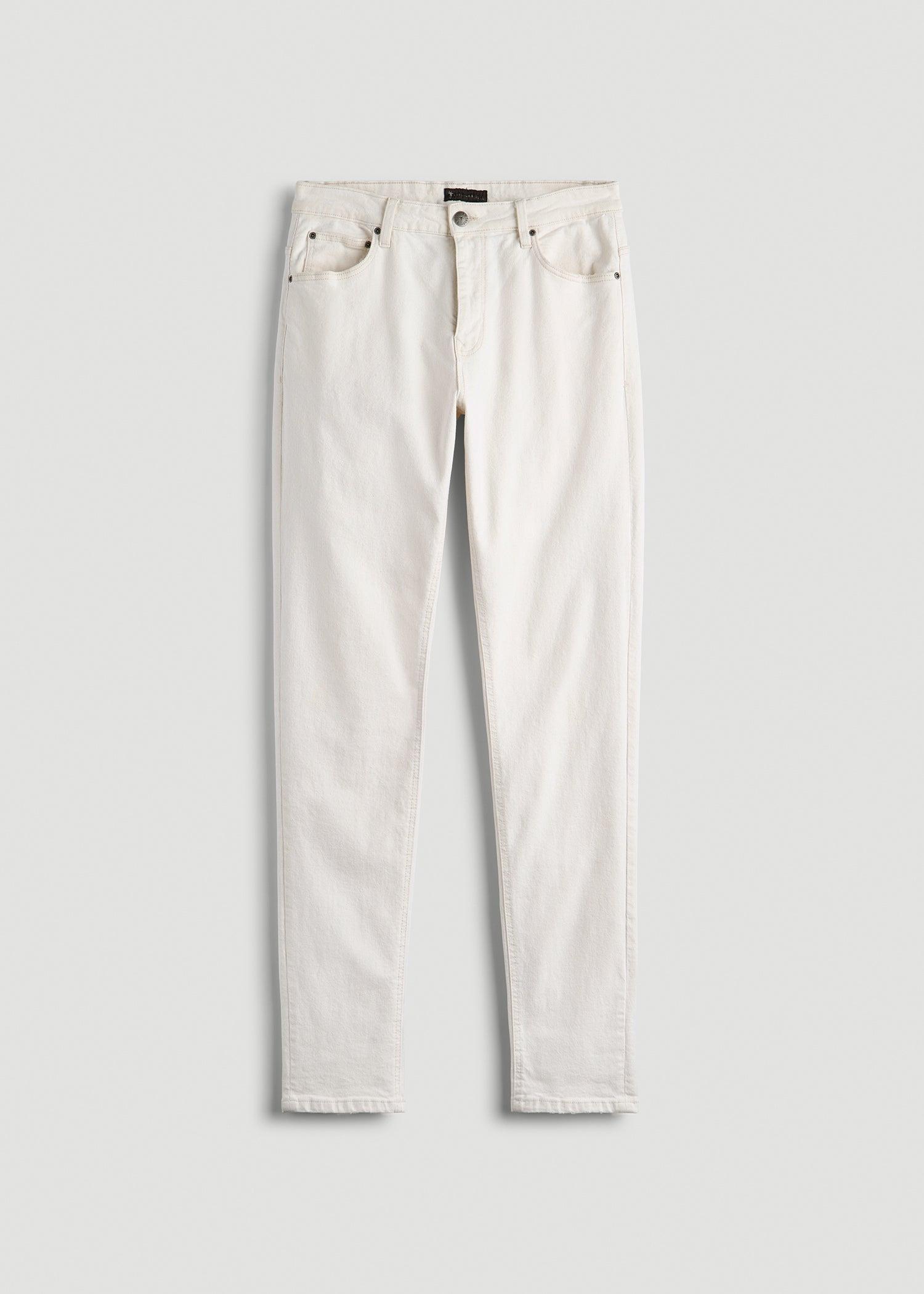 Milo RELAXED TAPERED FIT Jeans for Tall Men in Ecru Buff Male Product Image